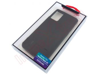 Batería externa Powerbank negra con funda para Samsung Galaxy Note 10, N970F en blíster - 5000mAh / 18.5Wh